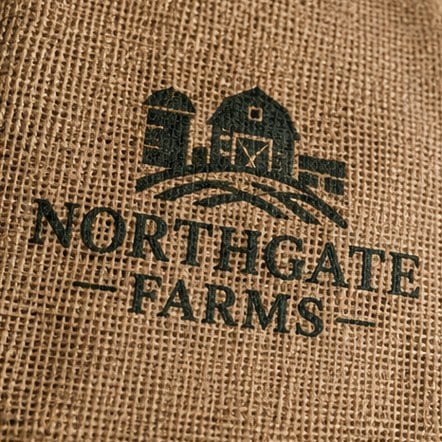 Branded jute shopper bag weave detail