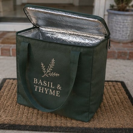 Customized reusable bags for food and delivery brands