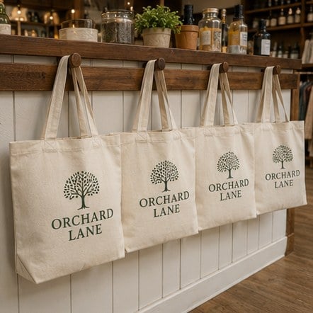 Customized reusable bags for grocers and supermarkets