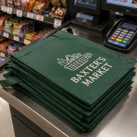 Customized reusable bags for retail and boutiques